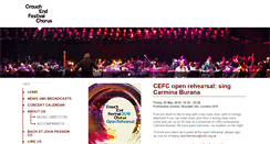 Desktop Screenshot of cefc.org.uk